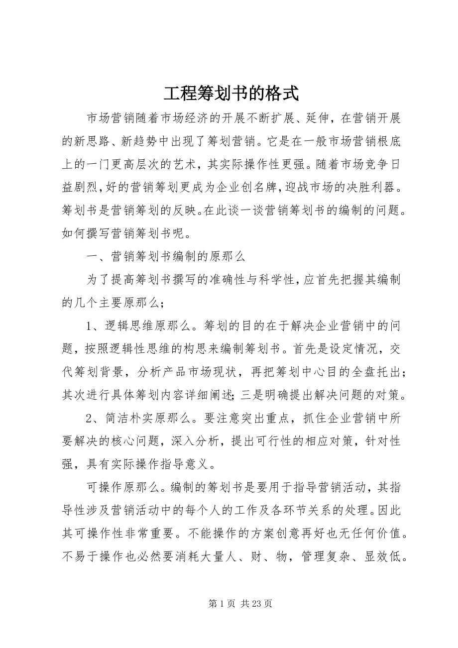 2023年项目策划书的格式.docx_第1页