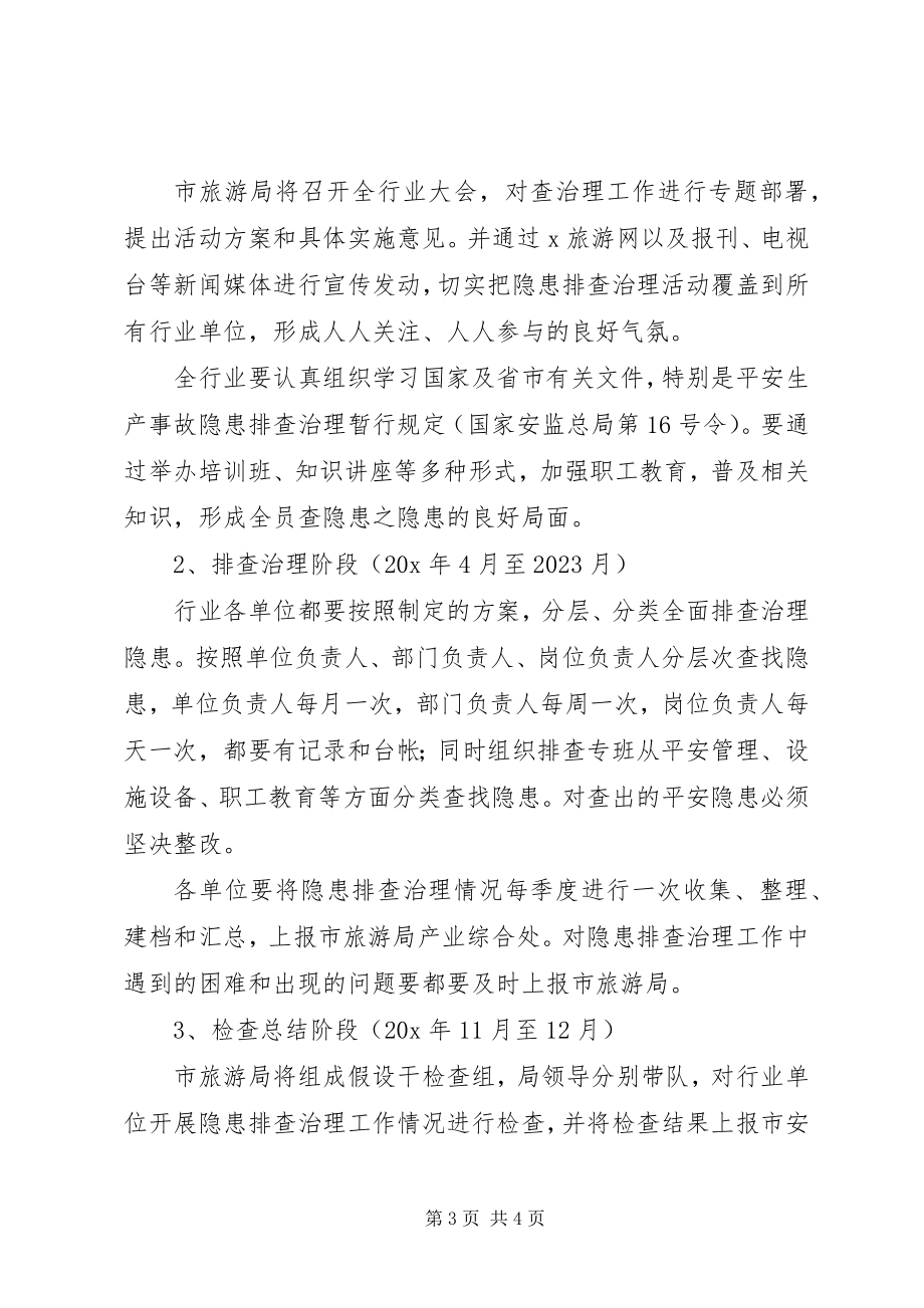 2023年市旅游全生产隐患排查意见.docx_第3页