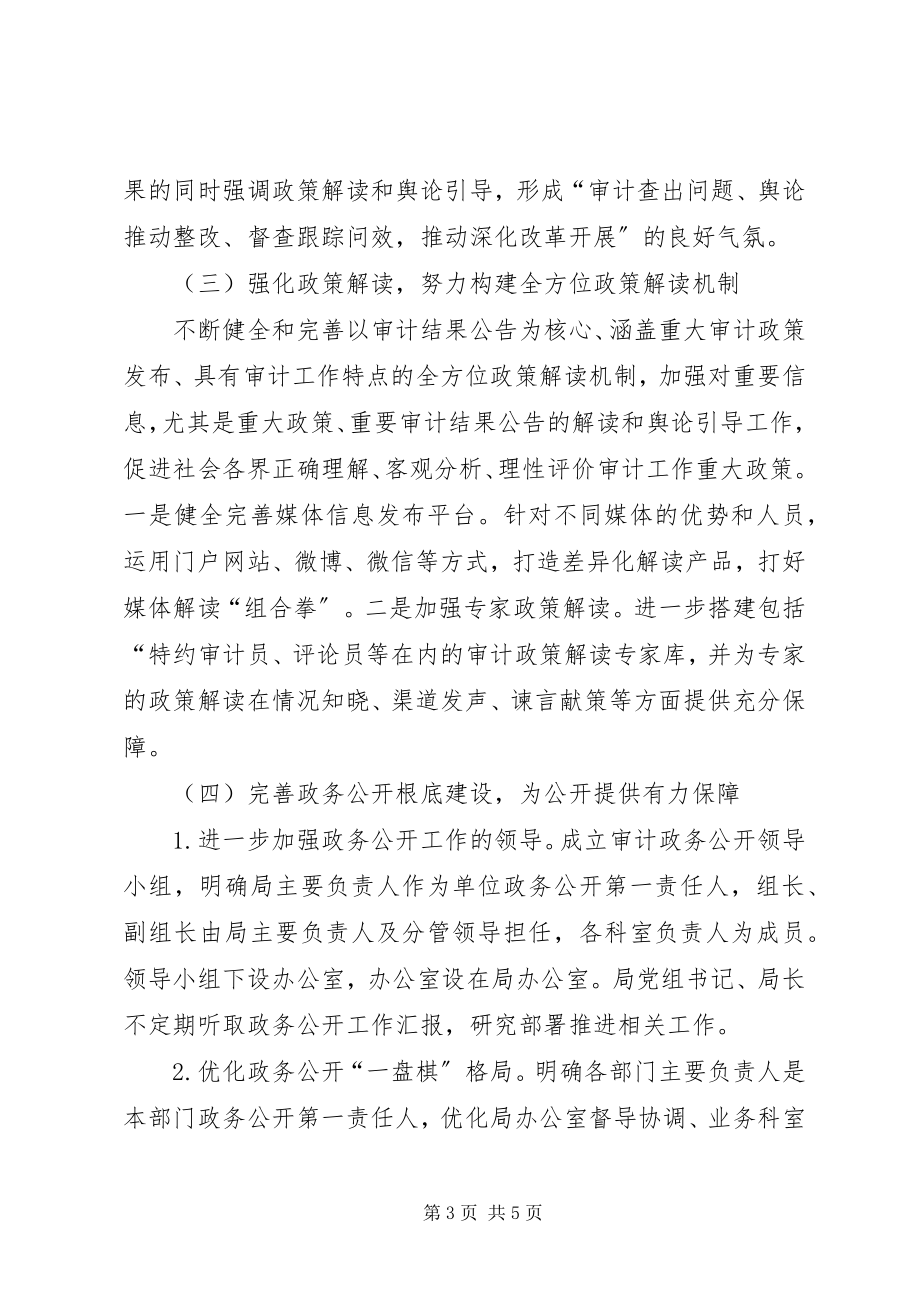 2023年审计局政务公开实施方案2.docx_第3页