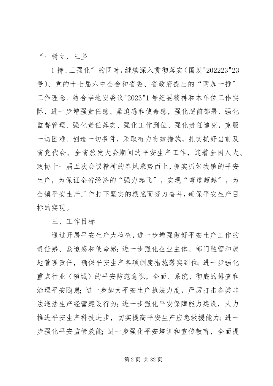 2023年威XX县区猴场镇全省党代会旅发大会期间安全生产大检查方案.docx_第2页