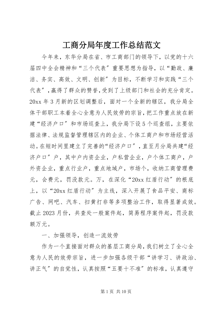 2023年工商分局年度工作总结2.docx_第1页