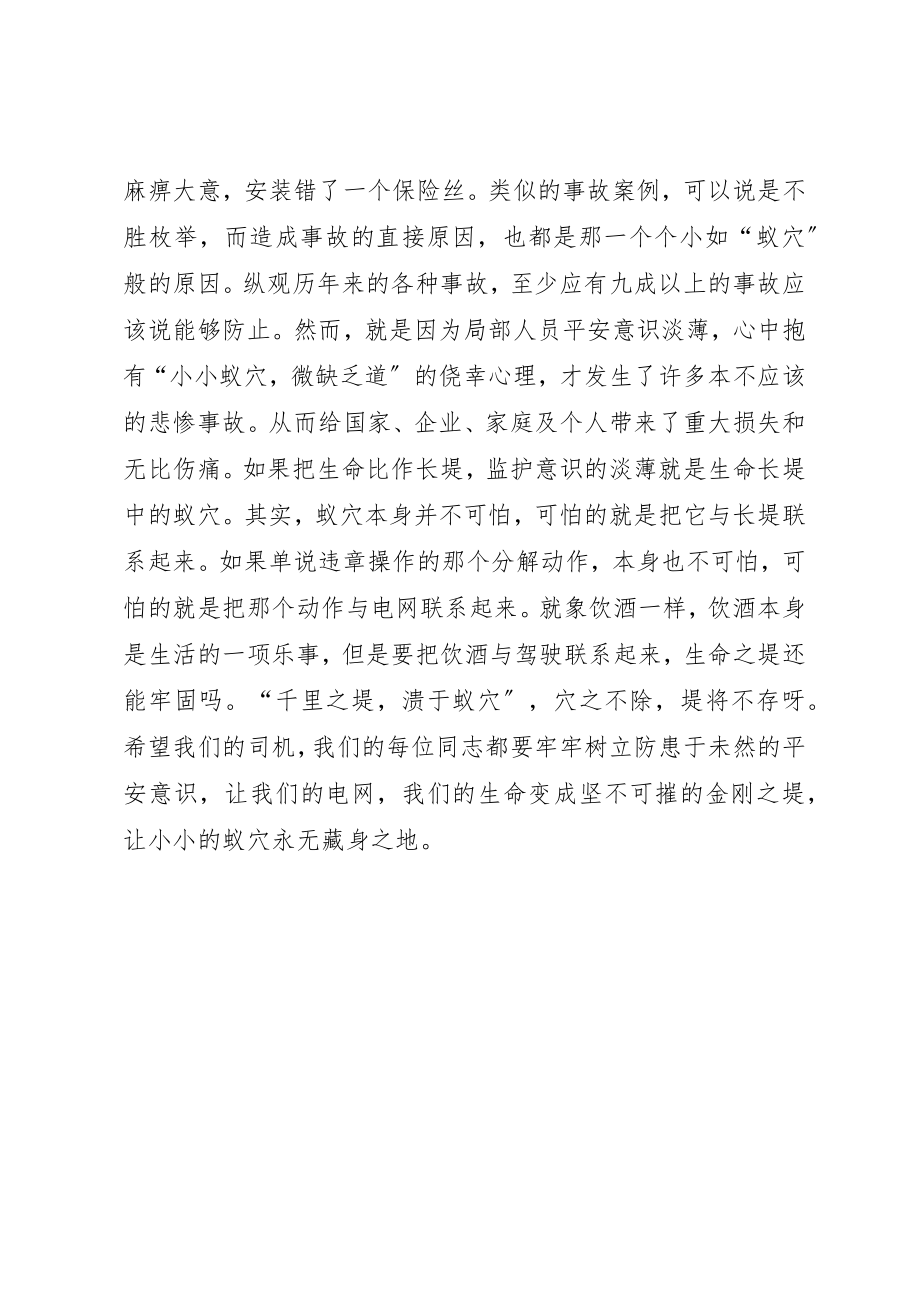 2023年电力安全应做到防微杜渐新编.docx_第2页