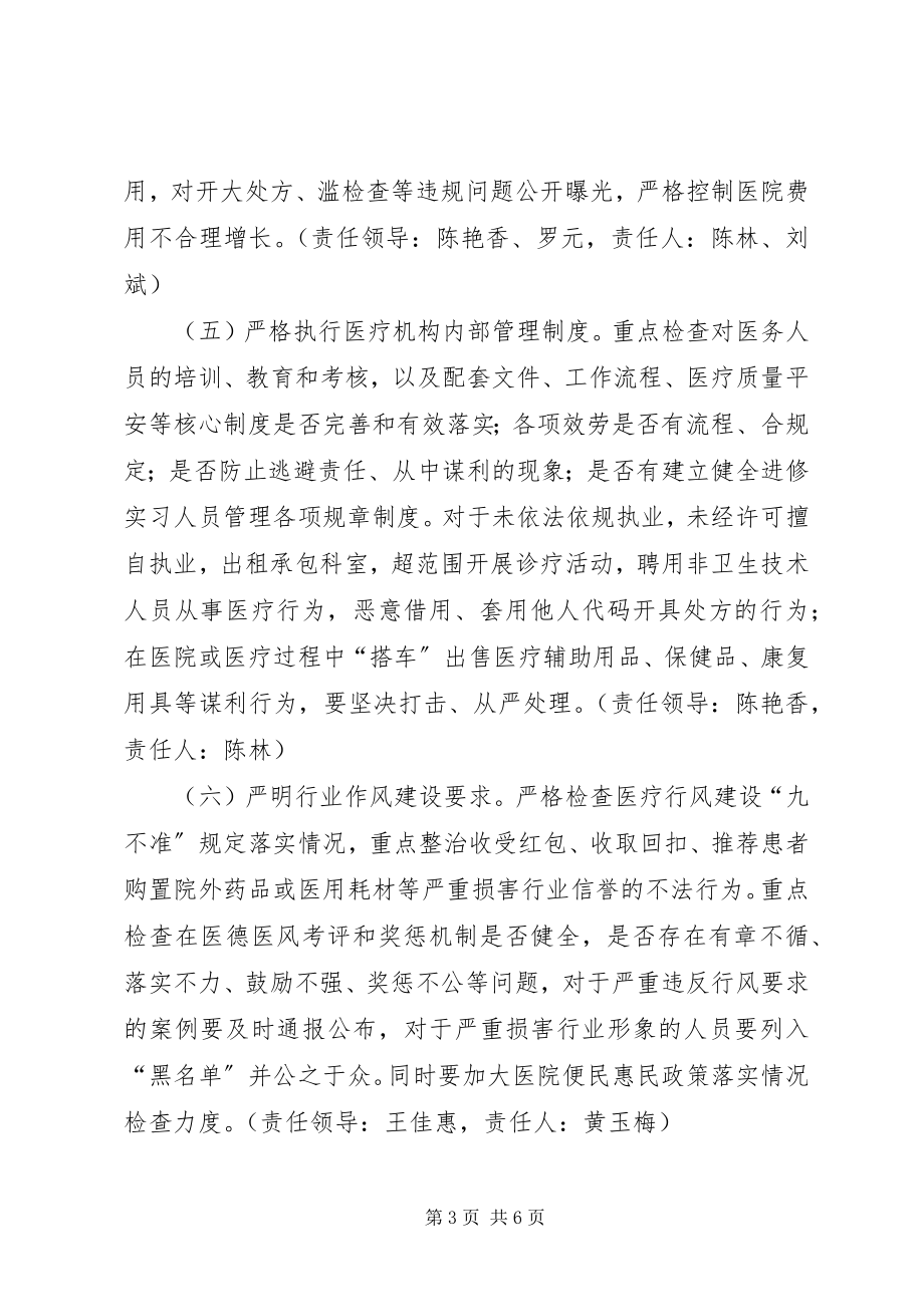 2023年市皮防院卫生行业作风整治专项行动实施方案.docx_第3页