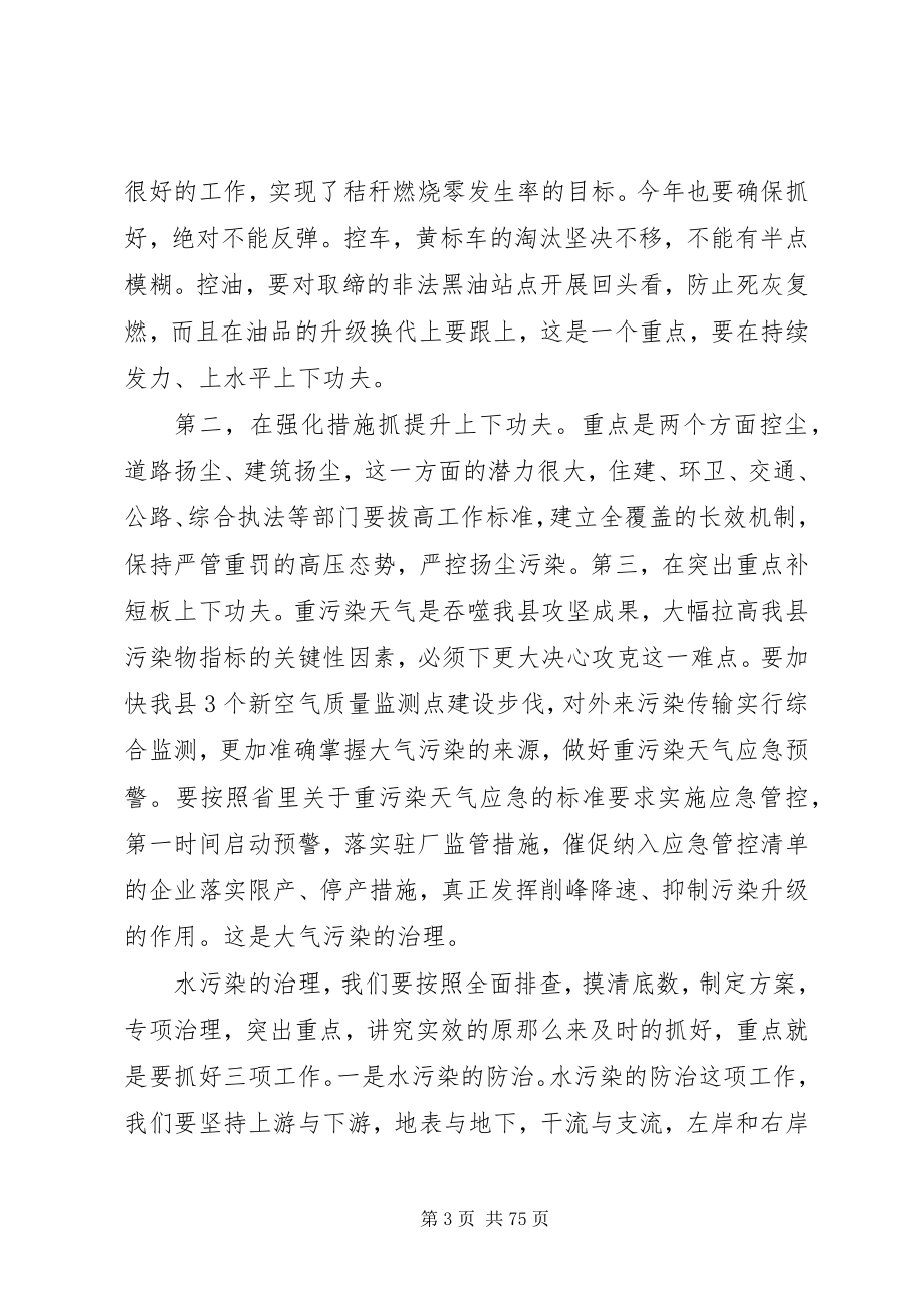 2023年环境治理工作会议致辞稿六篇.docx_第3页