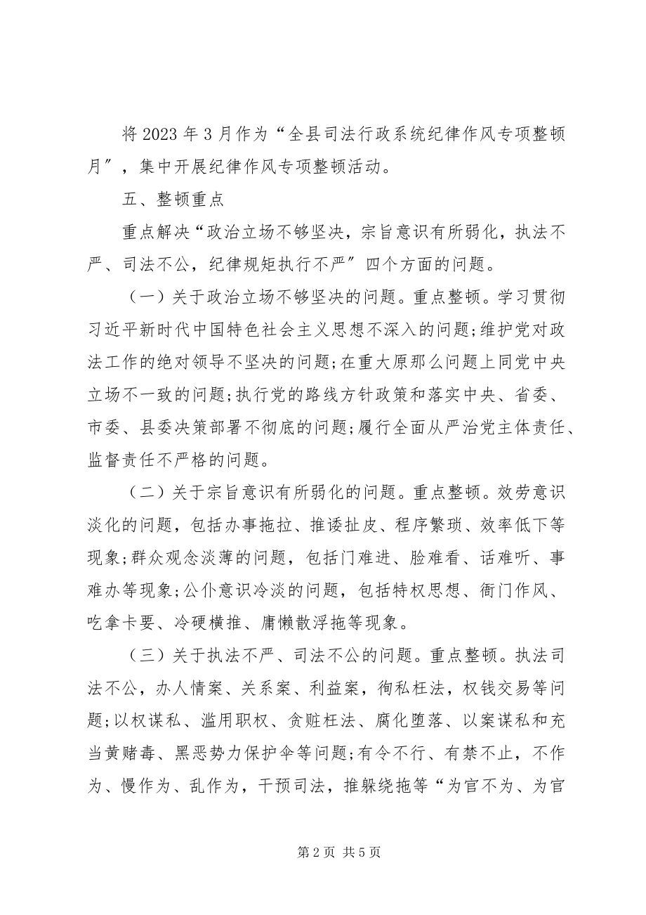 2023年纪律作风专项整顿活动方案.docx_第2页