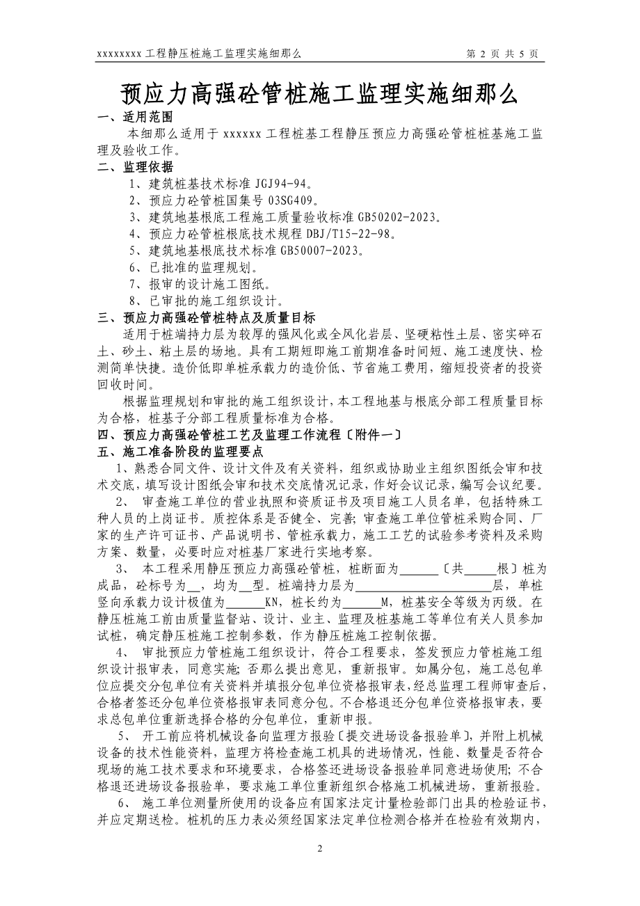 2023年静压预应力管桩监理实施细则.doc_第2页