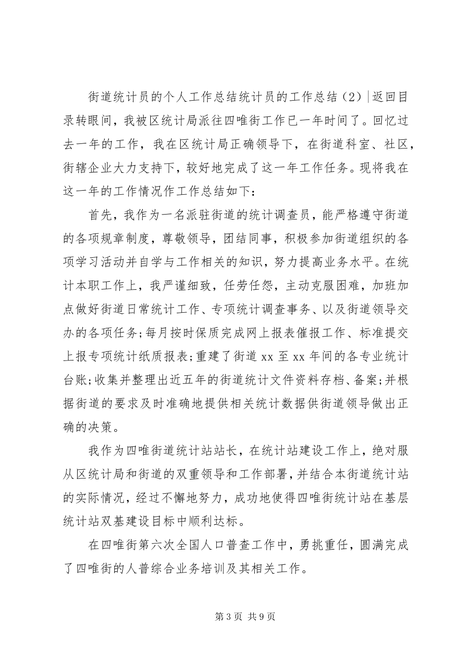 2023年统计员的工作总结3篇.docx_第3页