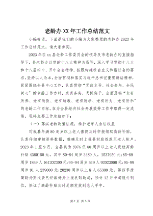 2023年老龄办工作总结4.docx