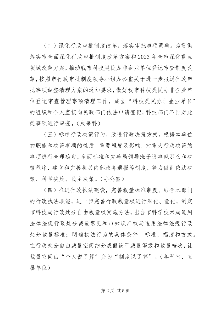 2023年科技局依法行政工作要点.docx_第2页