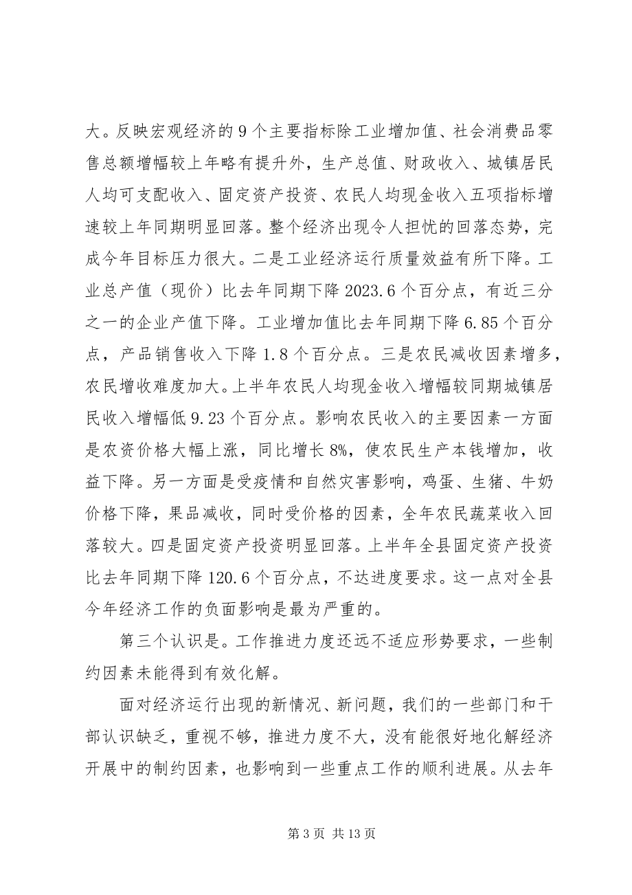 2023年县上半年经济工作会上的致辞.docx_第3页