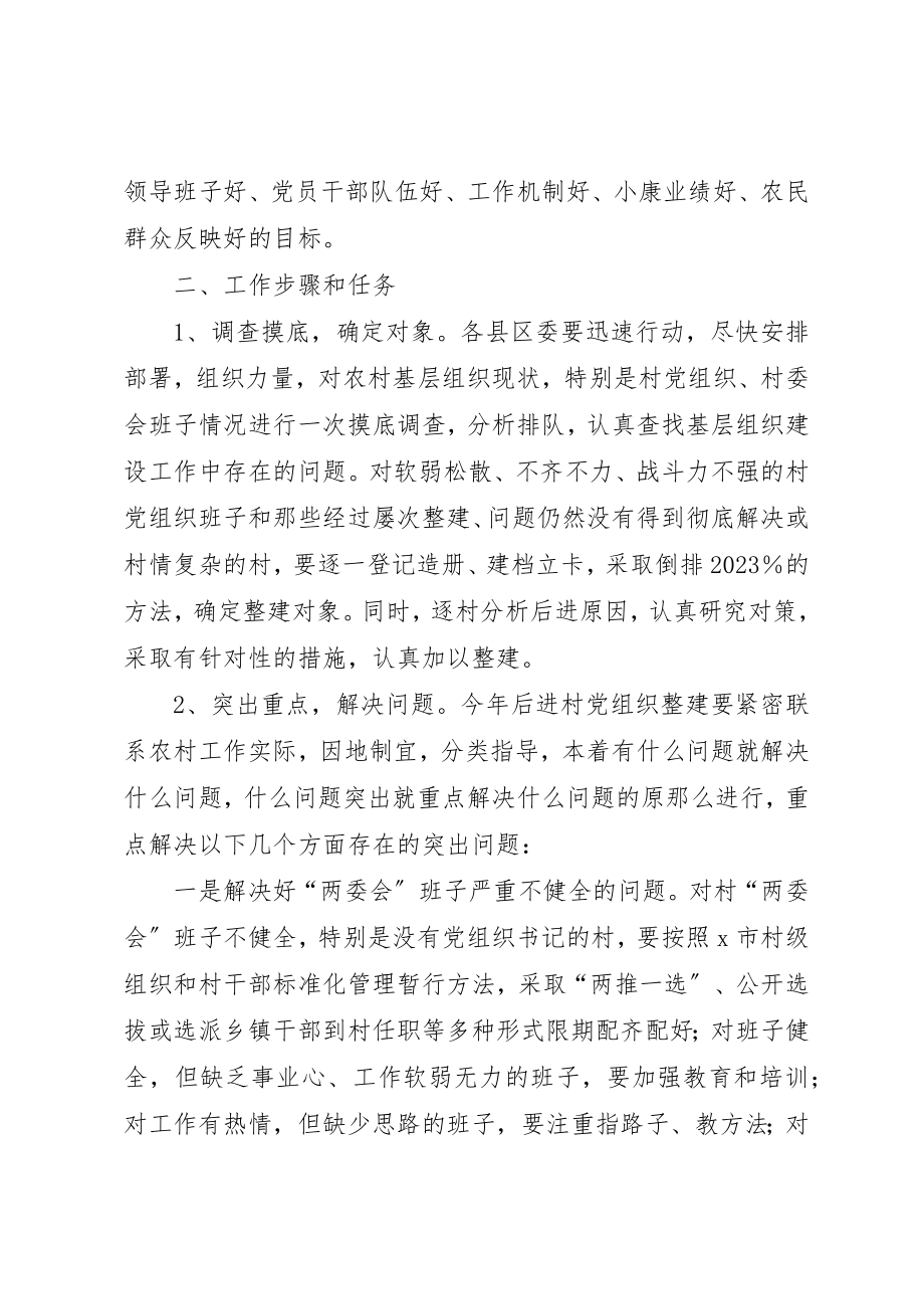 2023年党组织集中整建工作的意见.docx_第2页