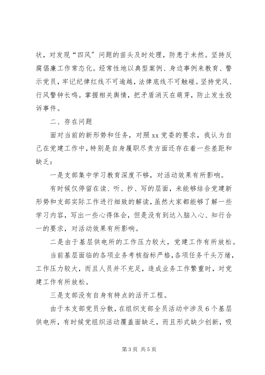 2023年度党支部书记抓党建述职报告新编.docx_第3页