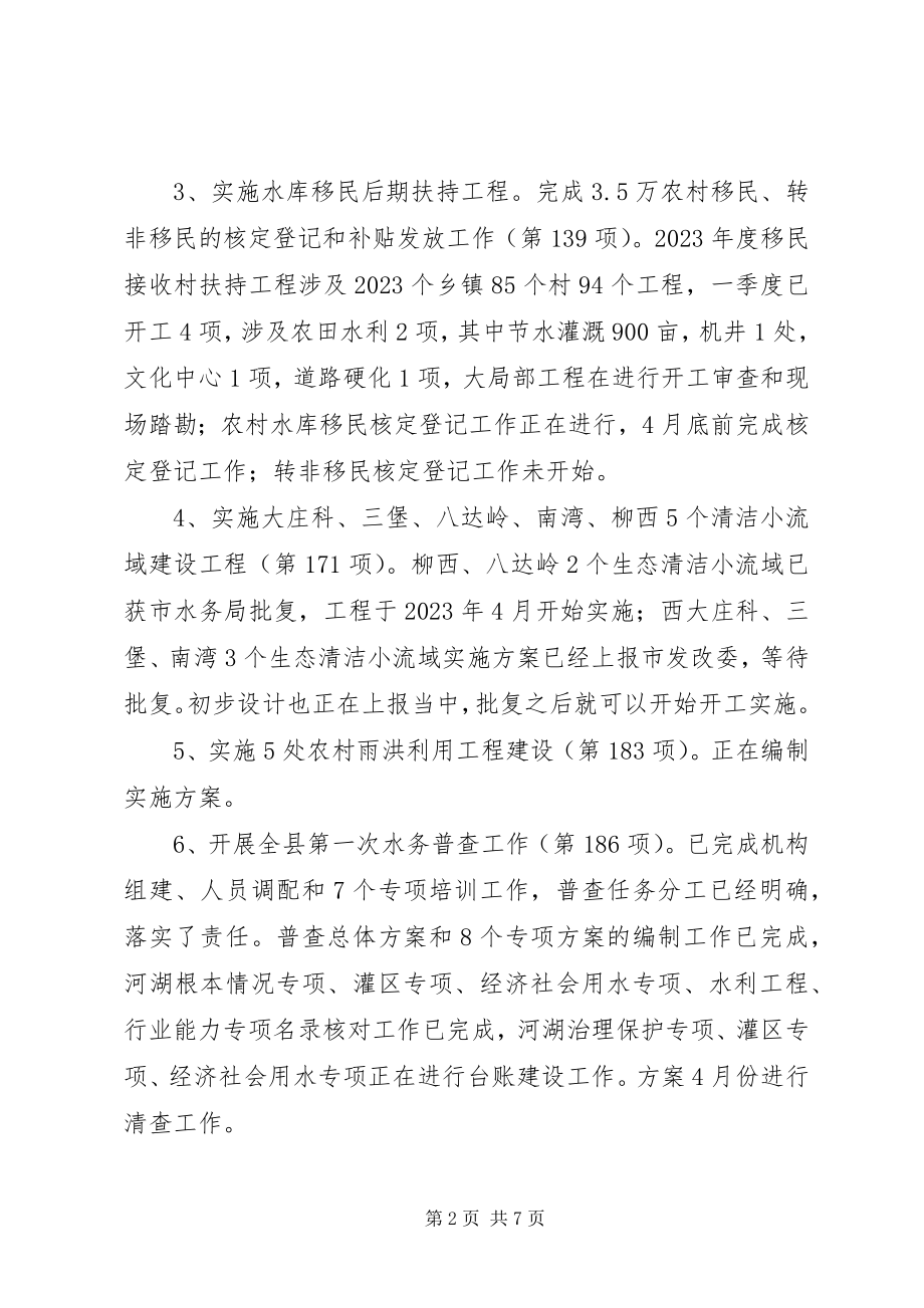 2023年县水务局第一季度工作总结.docx_第2页