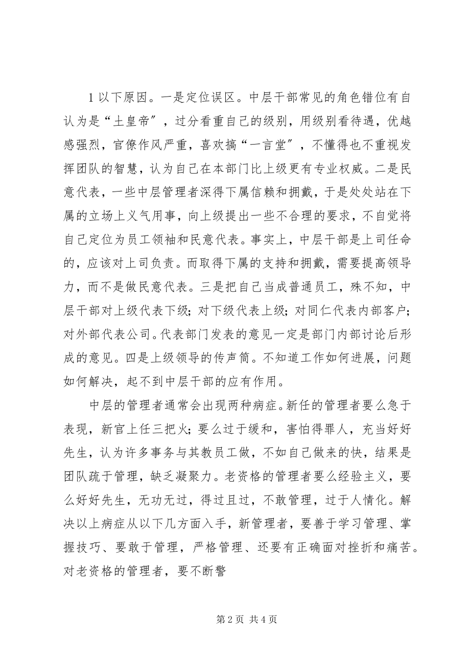 2023年管理者的角色定位与技能学习心得体会.docx_第2页