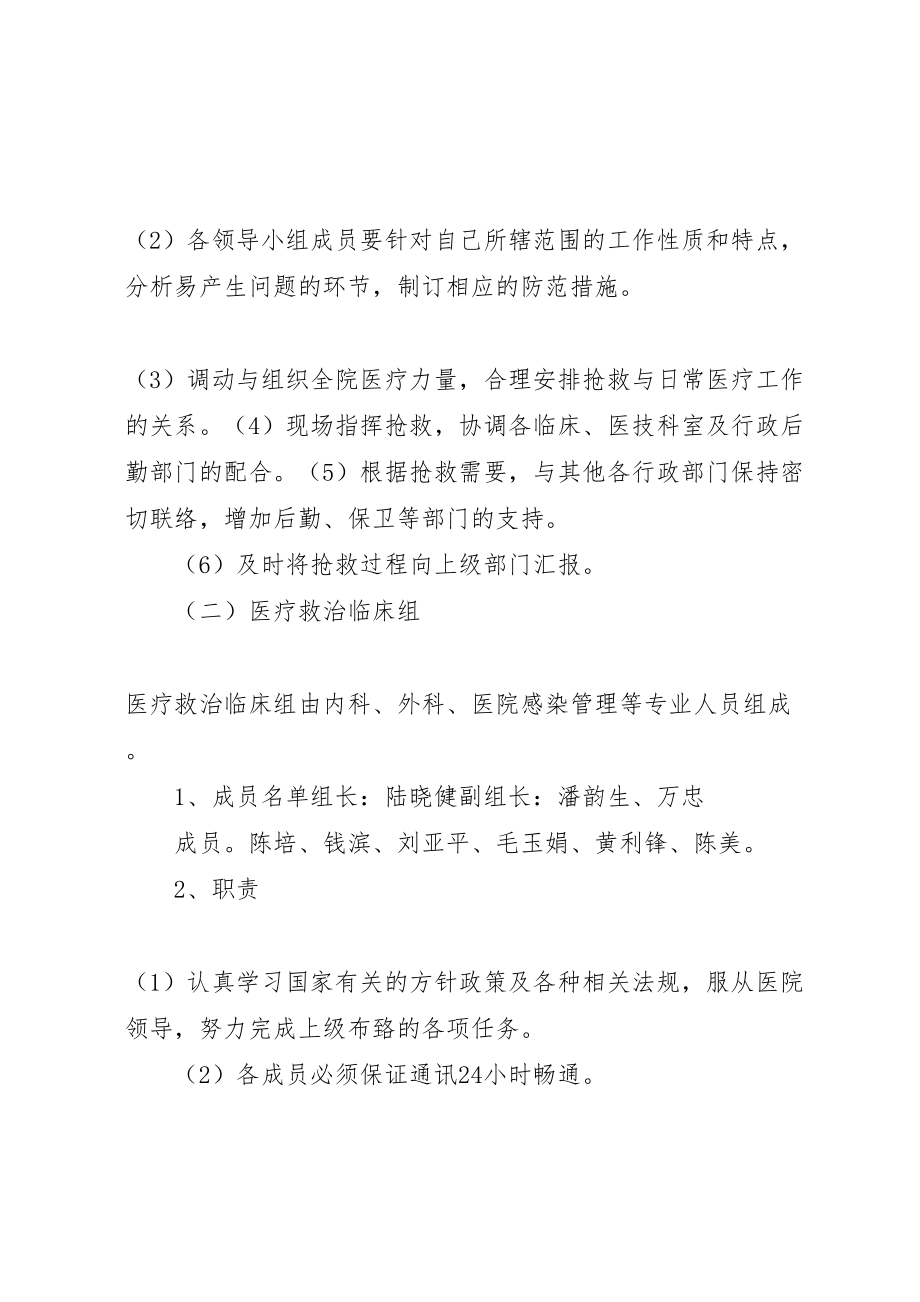 2023年县区四甲镇卫生院突发事件应急处置预案.doc_第3页