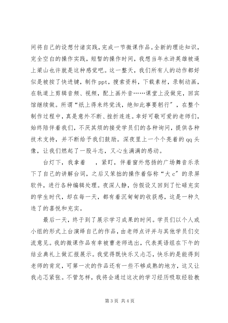 2023年微课的制作培训心得.docx_第3页