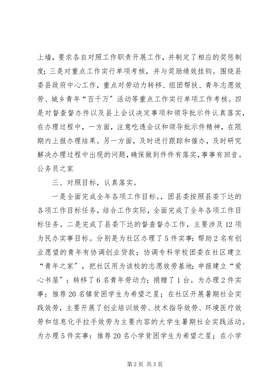 2023年团县委目标责任管理工作情况总结.docx_第2页