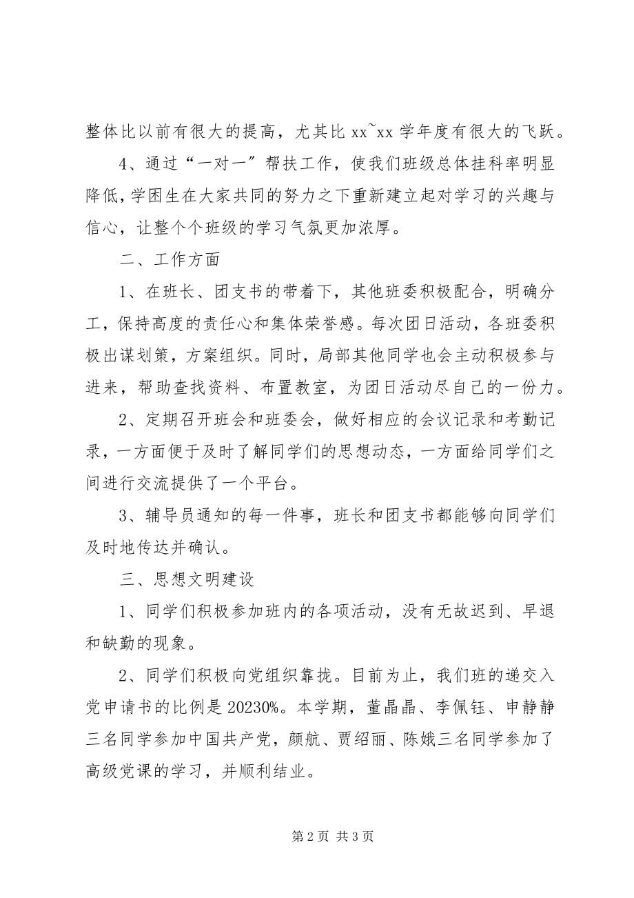 2023年十佳班集体申请材料.docx_第2页