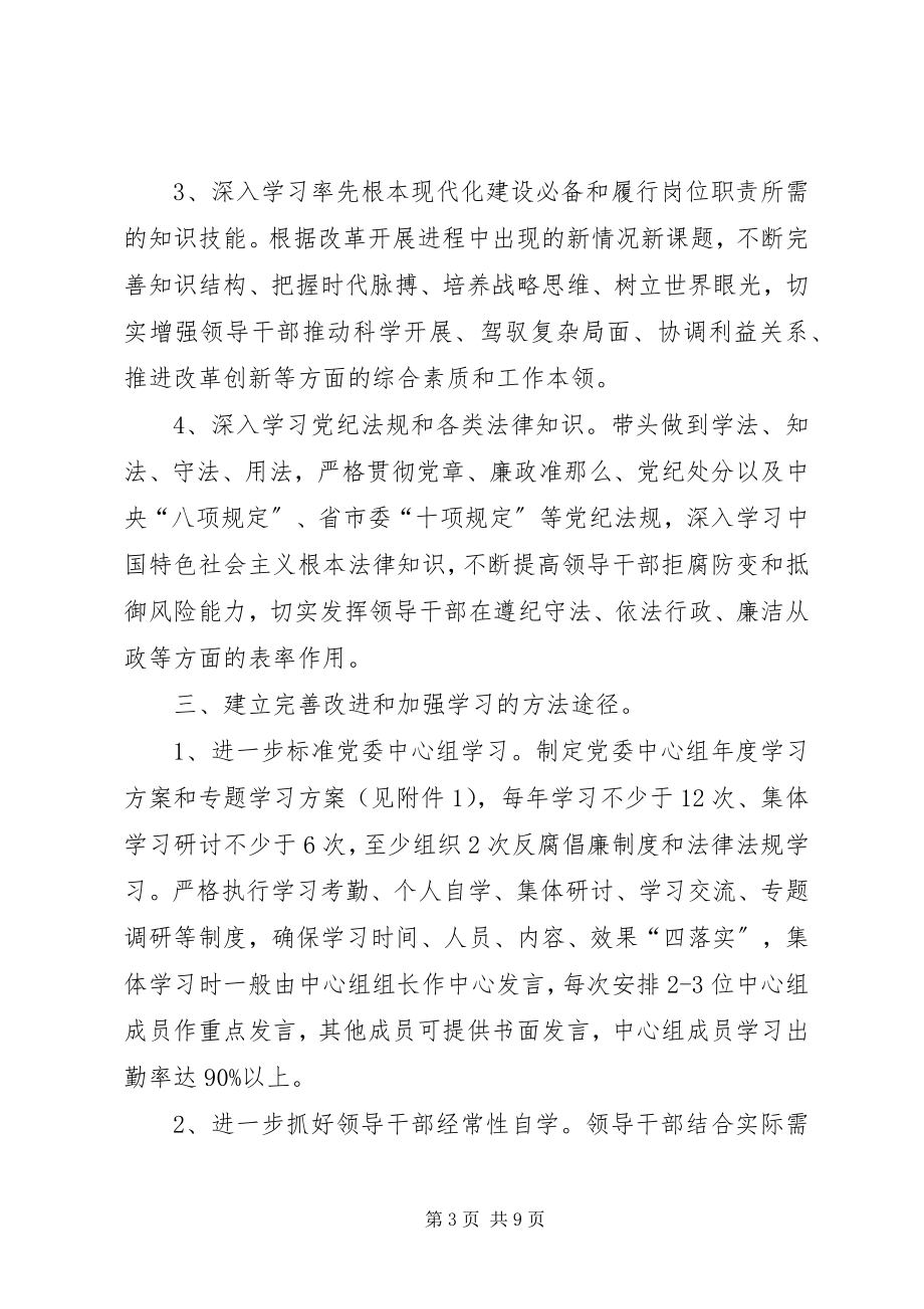 2023年改进领导干部学习实施方案.docx_第3页