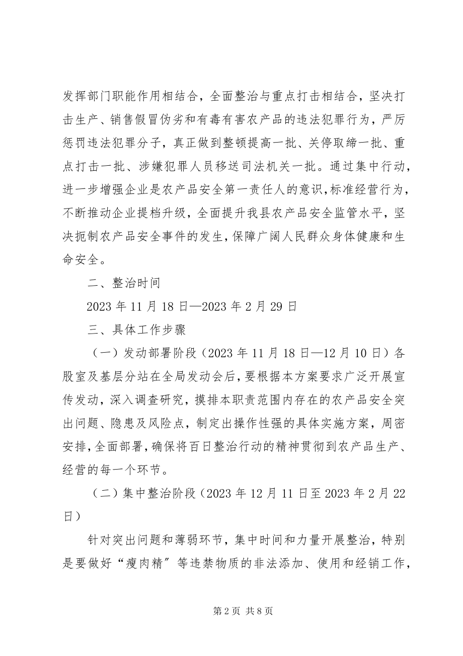 2023年百日整治行动工作实施方案大全.docx_第2页