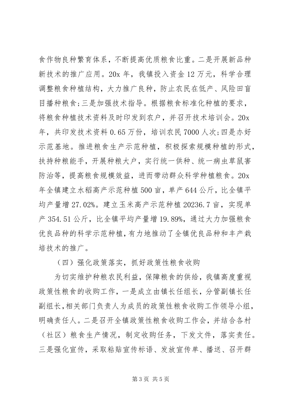 2023年粮食行政负责制执行工作汇报.docx_第3页