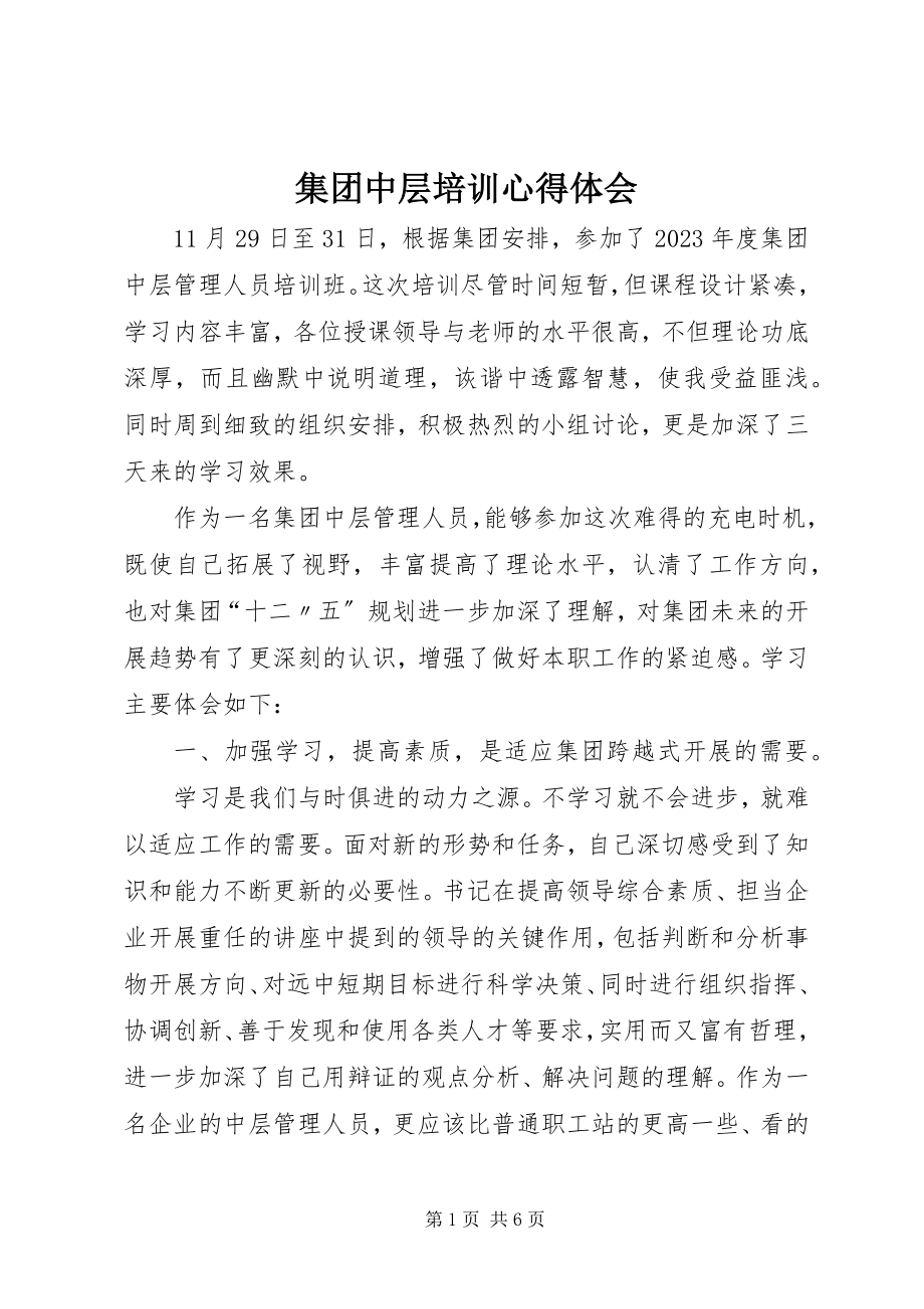 2023年集团中层培训心得体会.docx_第1页