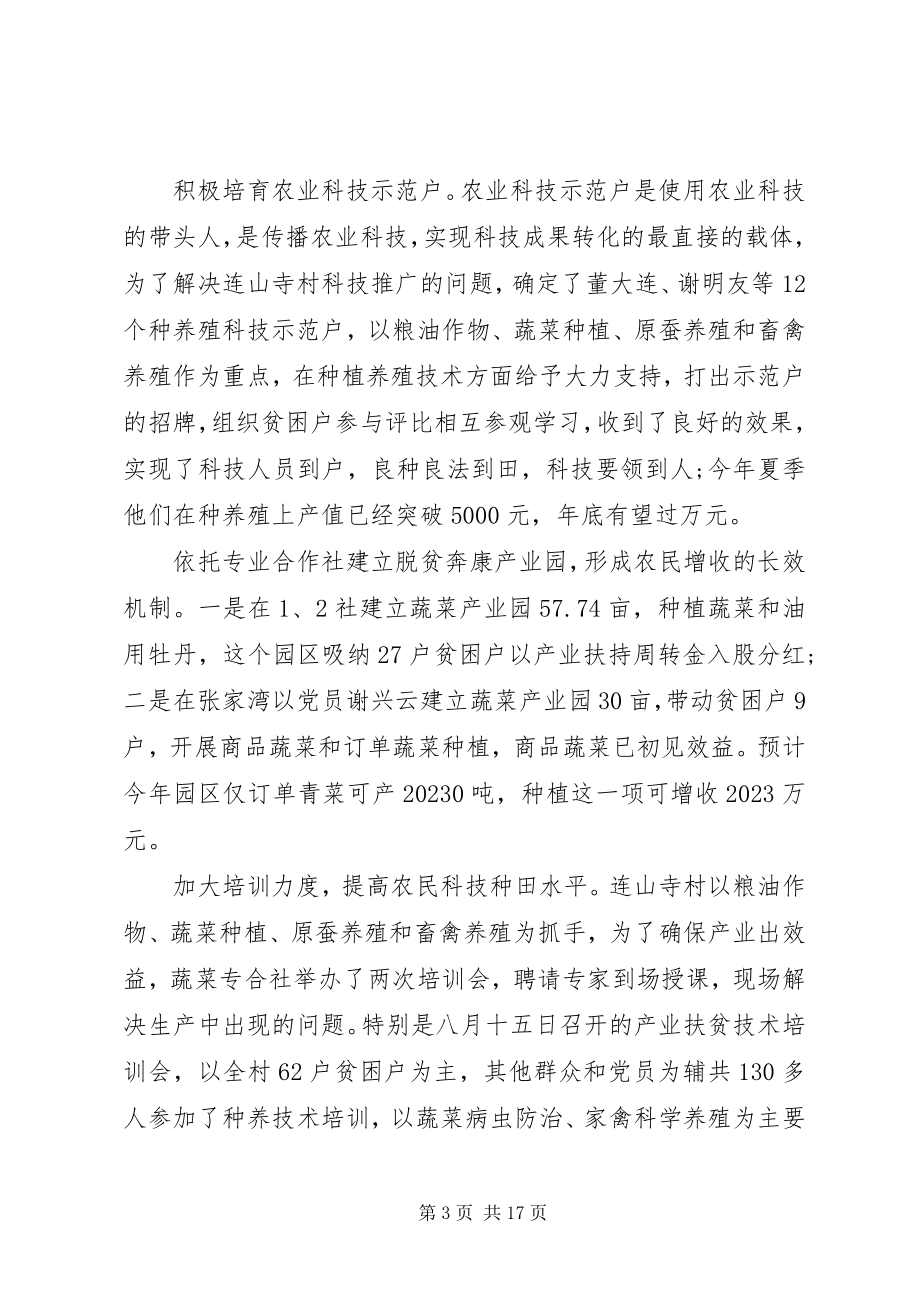 2023年各级领导脱贫攻坚个人事迹心得体会.docx_第3页