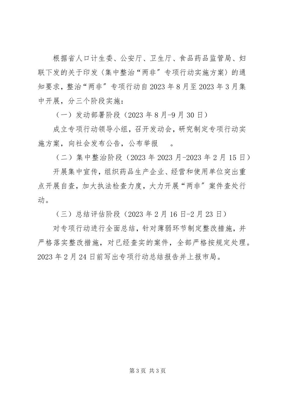 2023年县食监局整治两非实施方案.docx_第3页