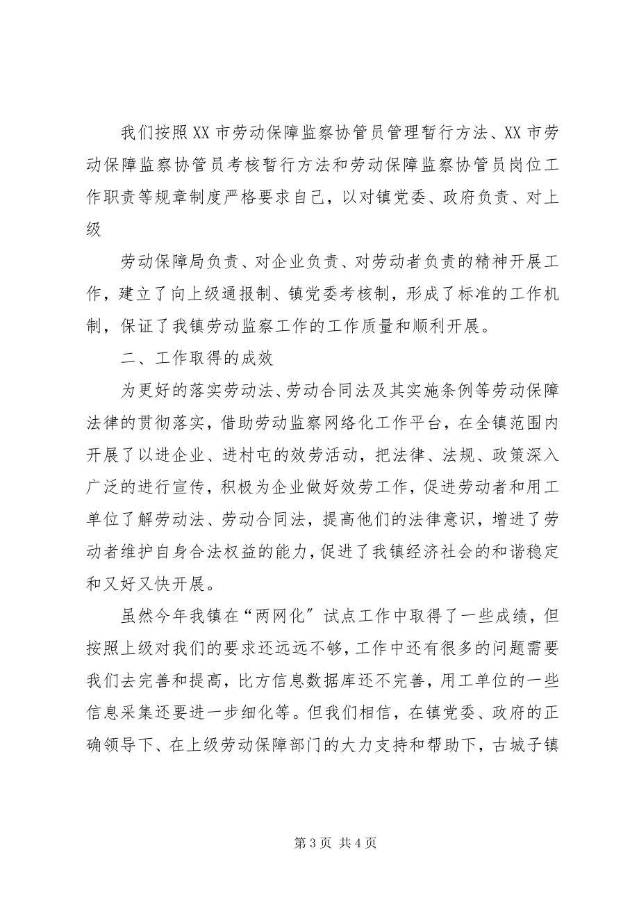 2023年古城子镇劳动保障监察总结.docx_第3页