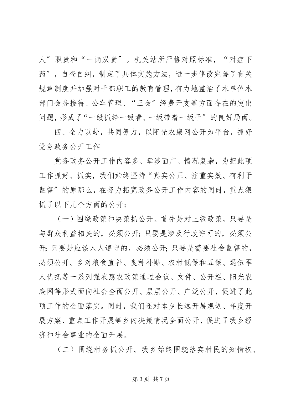 2023年乡纪委业务工作总结.docx_第3页