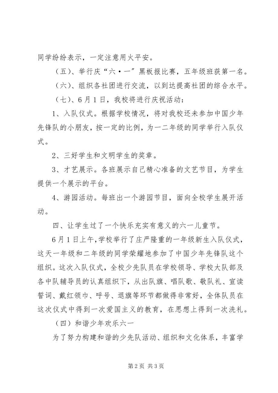 2023年兰岔小学庆六一系列活动总结.docx_第2页