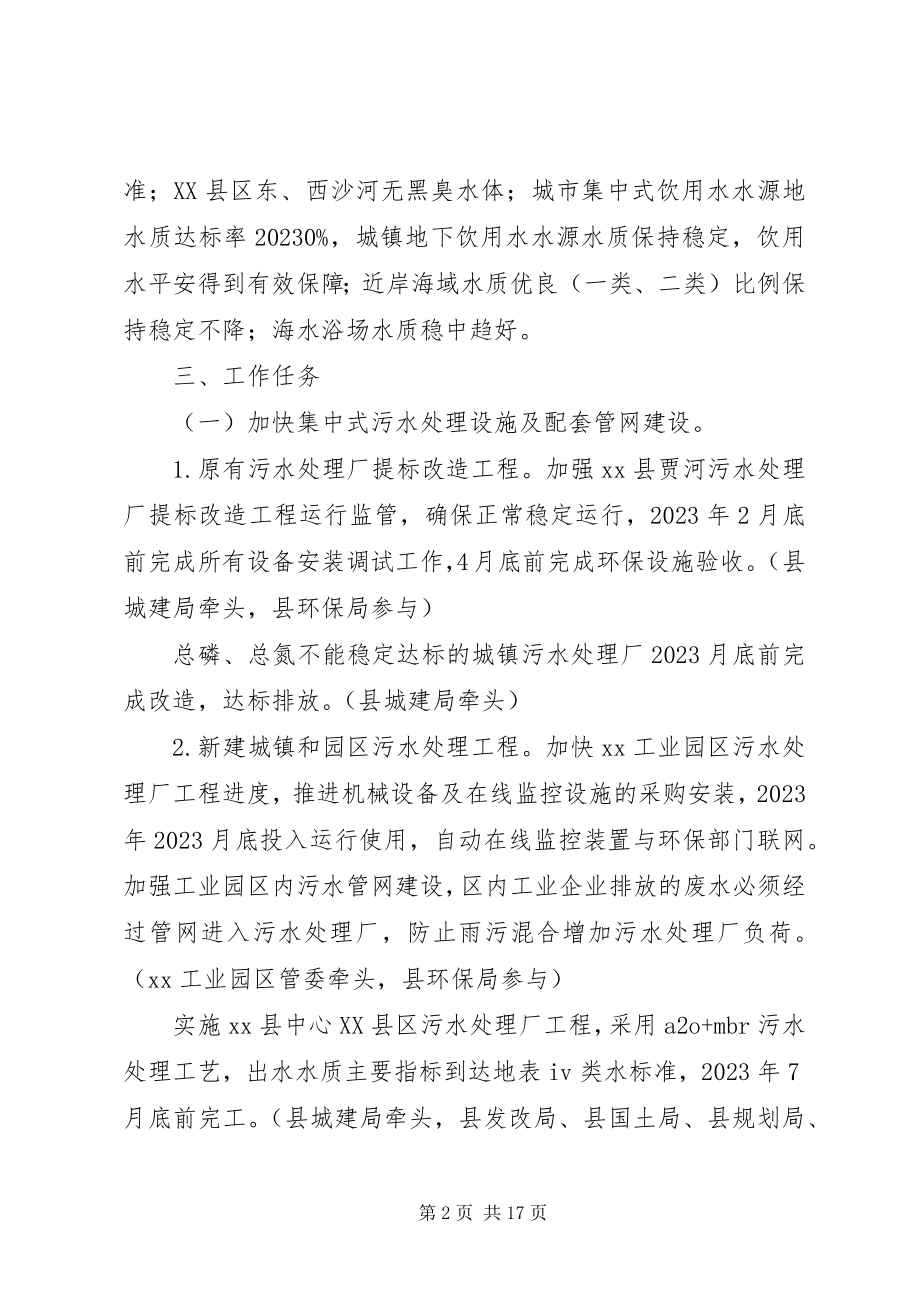 2023年县度水污染防治行动实施方案.docx_第2页