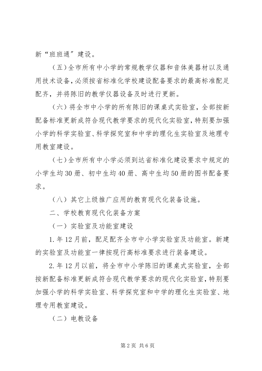 2023年市教育局中小学教育现代化指导方案.docx_第2页