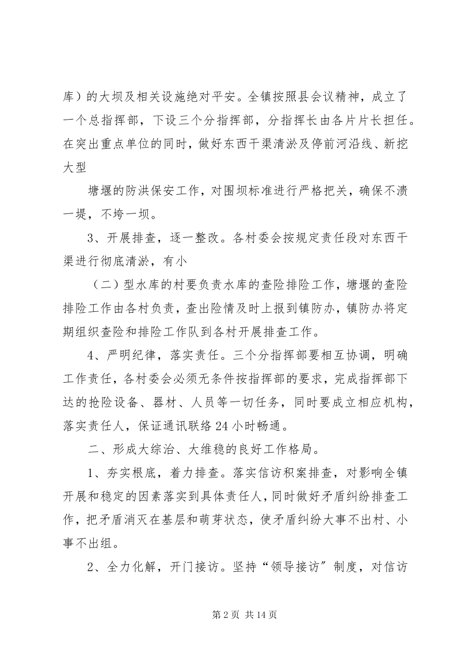 2023年停前镇落实全县计划生育防汛抗旱和信访维稳工作会议精神情况汇报1.docx_第2页