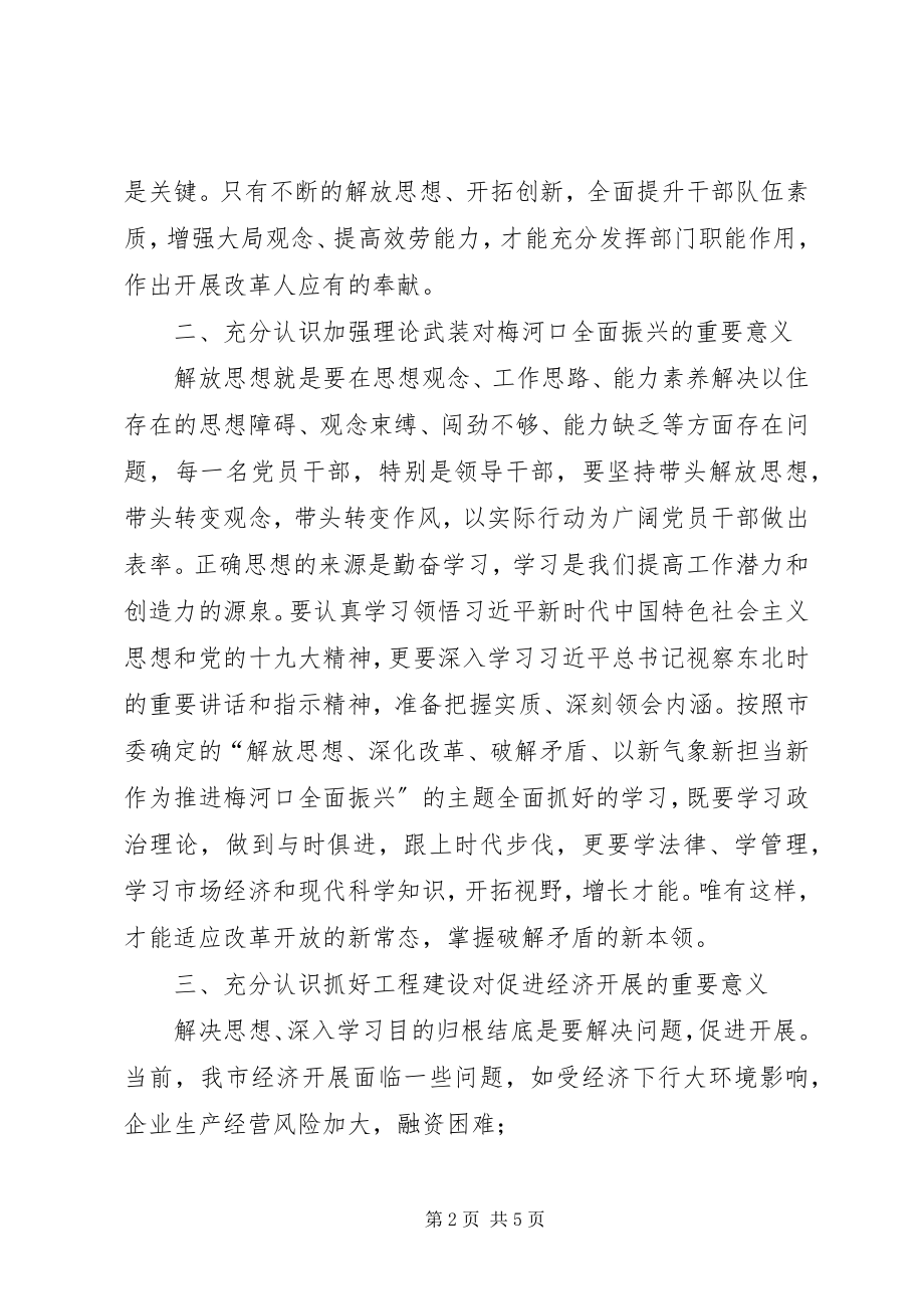 2023年解放思想推动高质量发展大讨论活动心得讲话提纲.docx_第2页