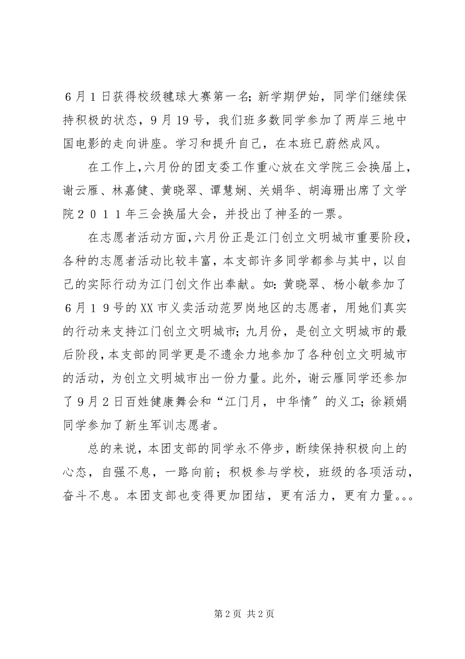 2023年团支部六月至九月份思想汇报.docx_第2页