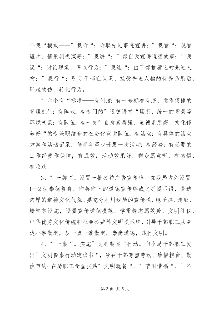 2023年县地方税务局“五个一”文明创建活动实施方案.docx_第3页