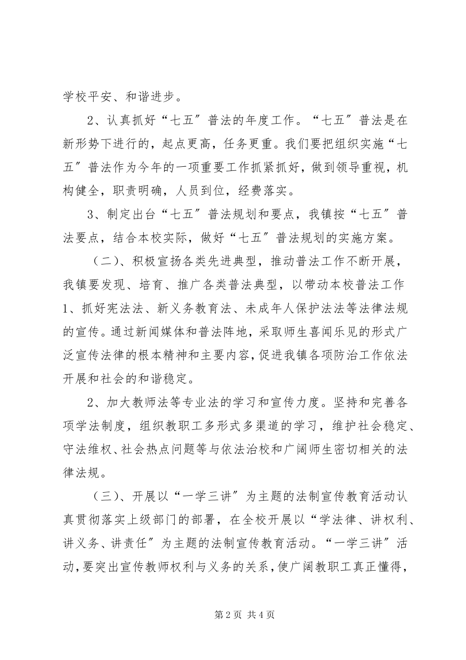 2023年学校普法依法治理计划.docx_第2页