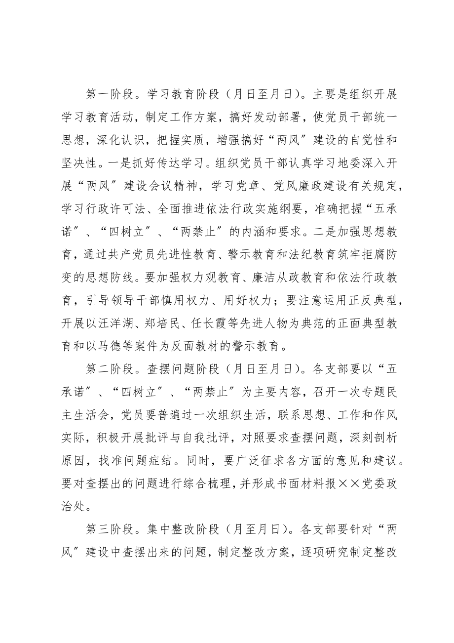 2023年党风廉政建设和工作作风实施方案.docx_第3页