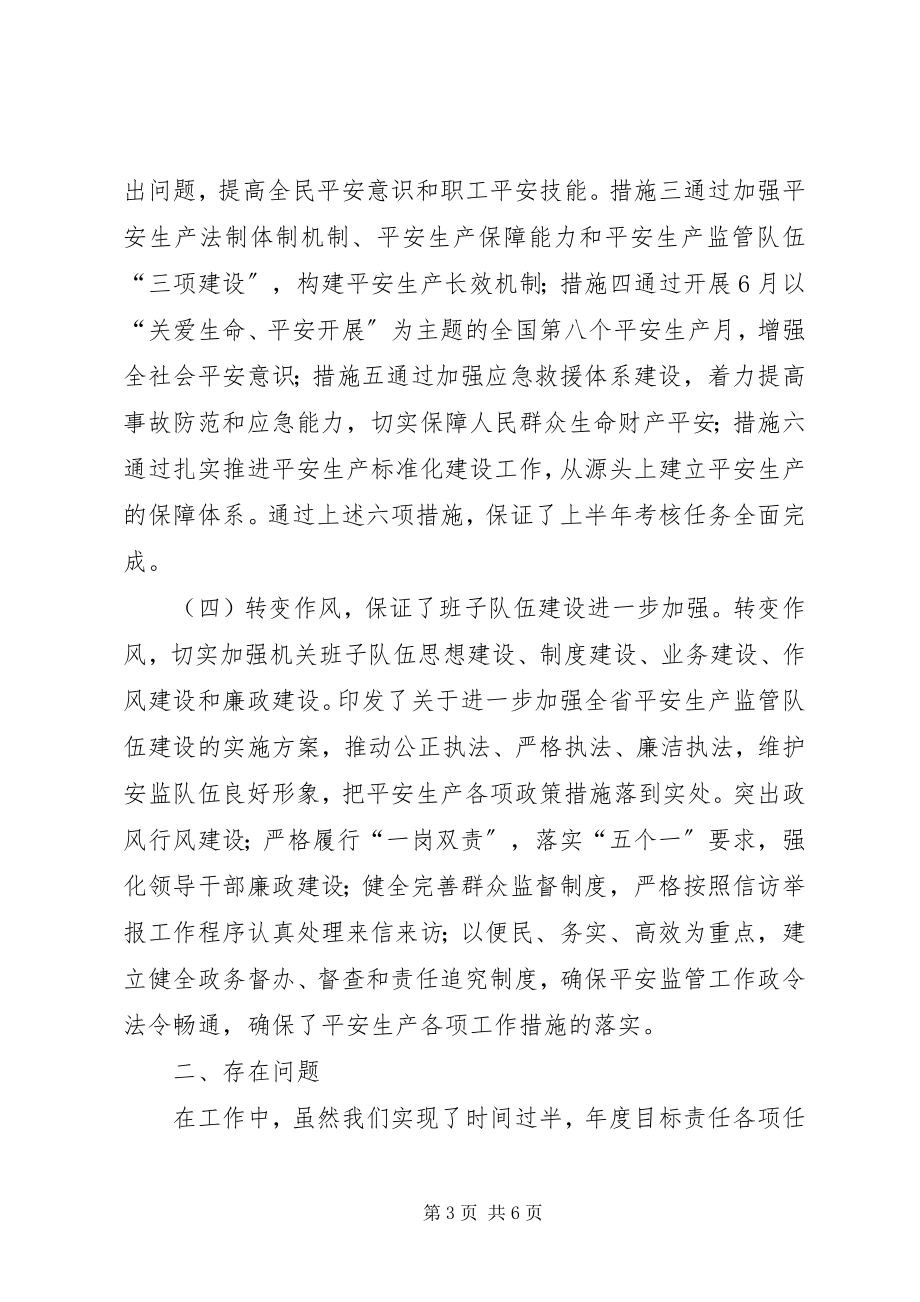 2023年安全监督管理局三项工作考核工作总结2新编.docx_第3页