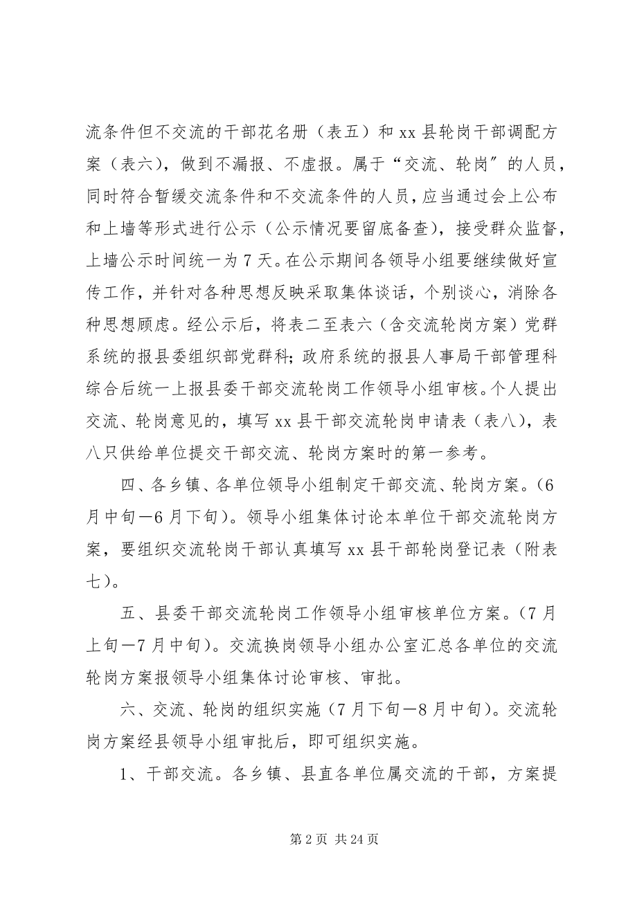 2023年科级以下干部交流轮岗实施方案.docx_第2页