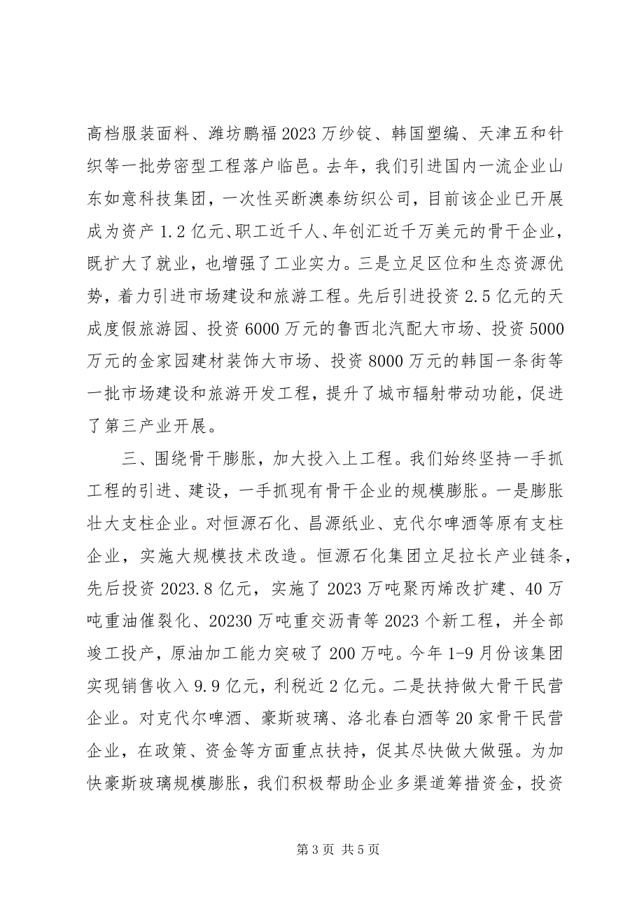 2023年X县项目建设情况交流材料新编.docx_第3页