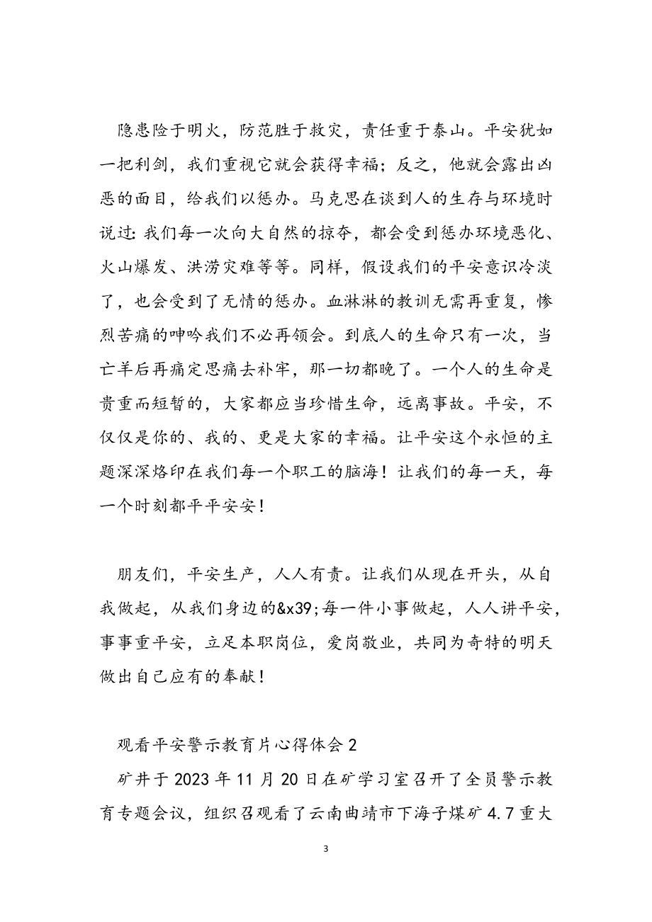 2023年企业观看安全警示教育片心得体会.doc_第3页