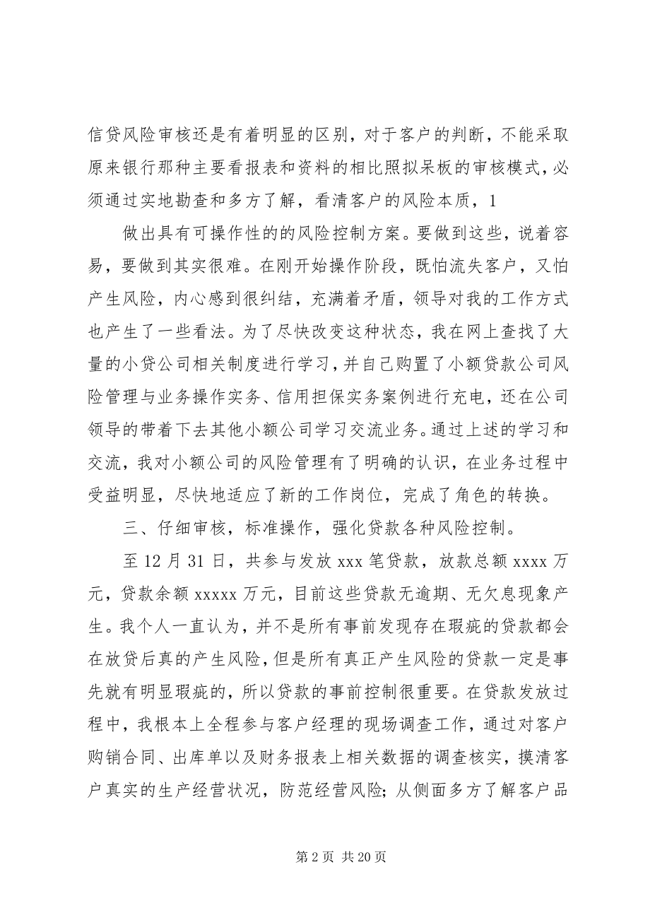 2023年小贷个人工作总结.docx_第2页