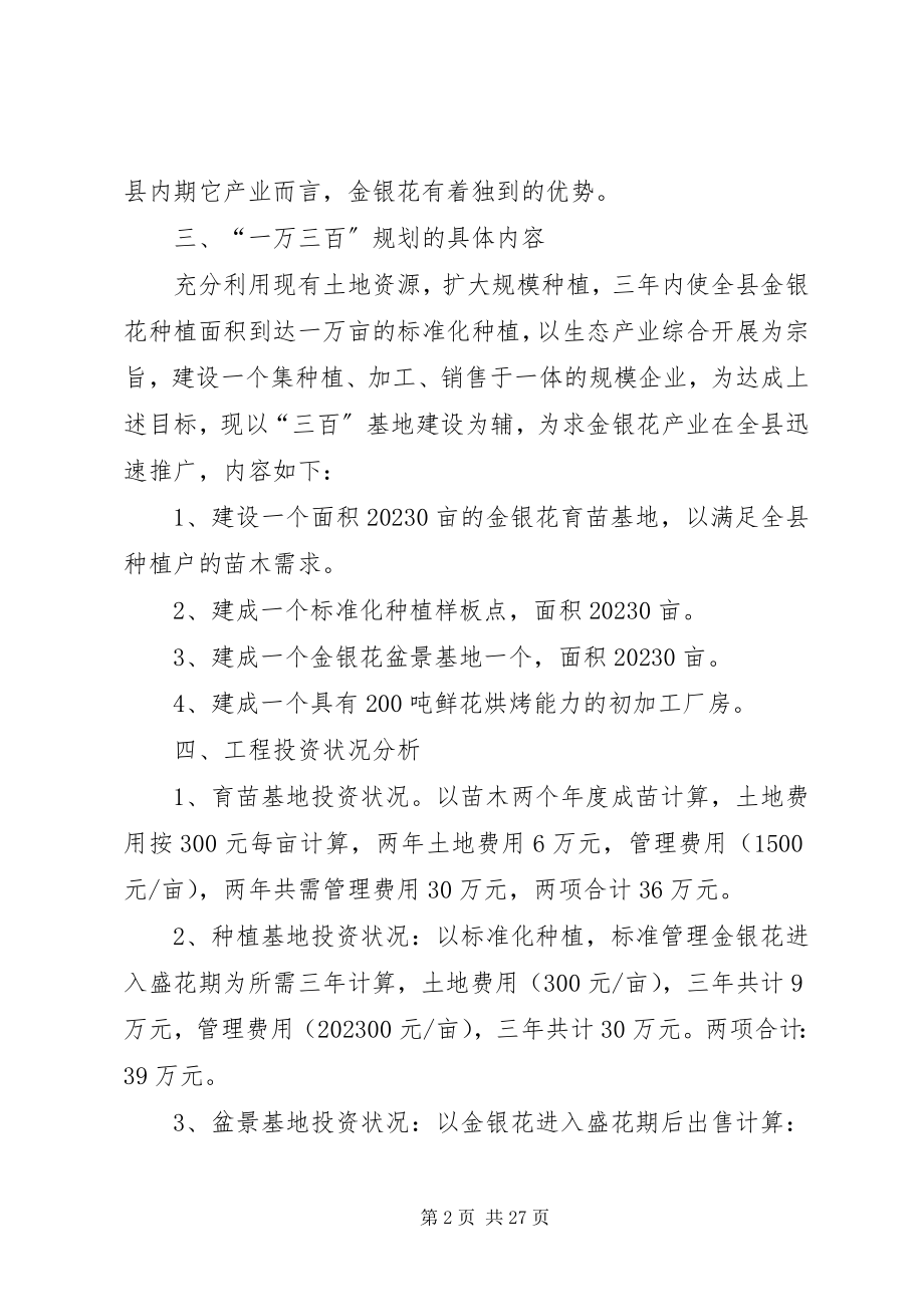 2023年金银花专业合作社规划书.docx_第2页