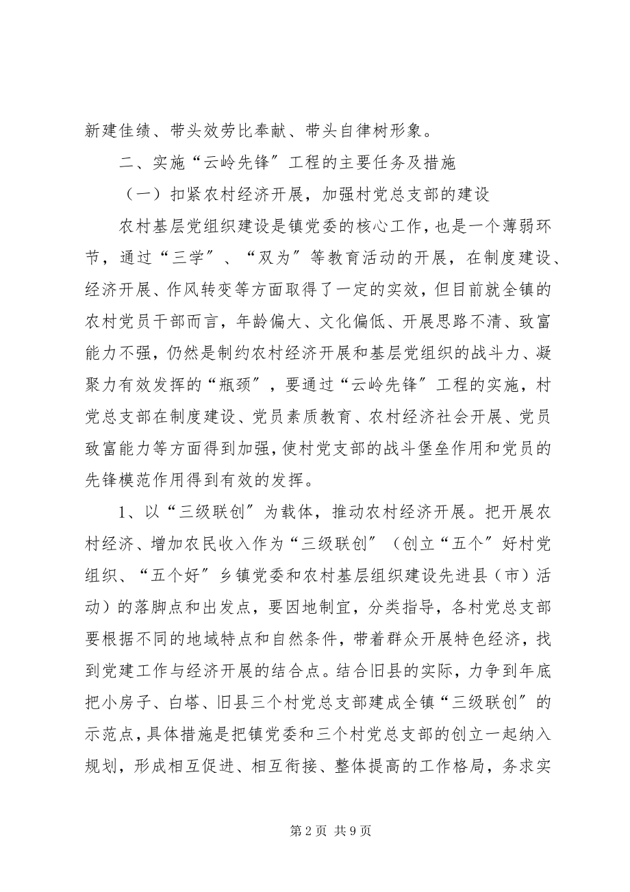 2023年旧县镇“云岭先锋”工程实施方案.docx_第2页