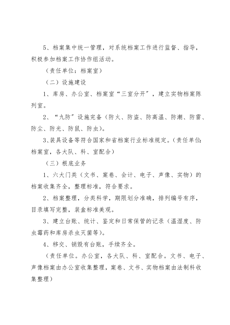 2023年档案工作目标管理创建省一级实施方案新编.docx_第2页