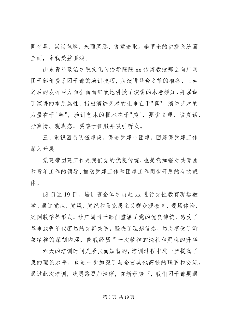 2023年全省高校团干部培训心得体会.docx_第3页