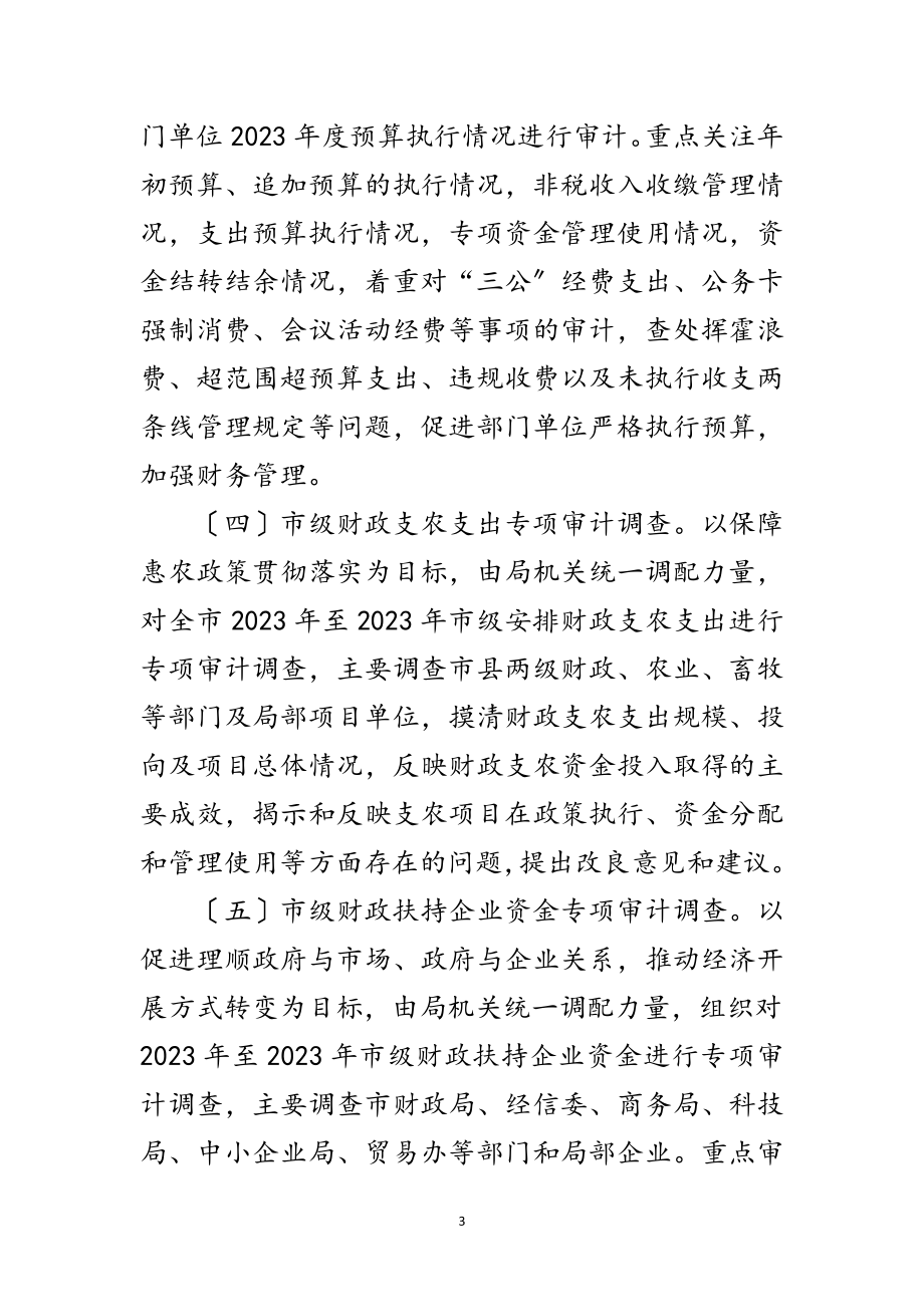 2023年预算执行与审计项目工作计划范文.doc_第3页