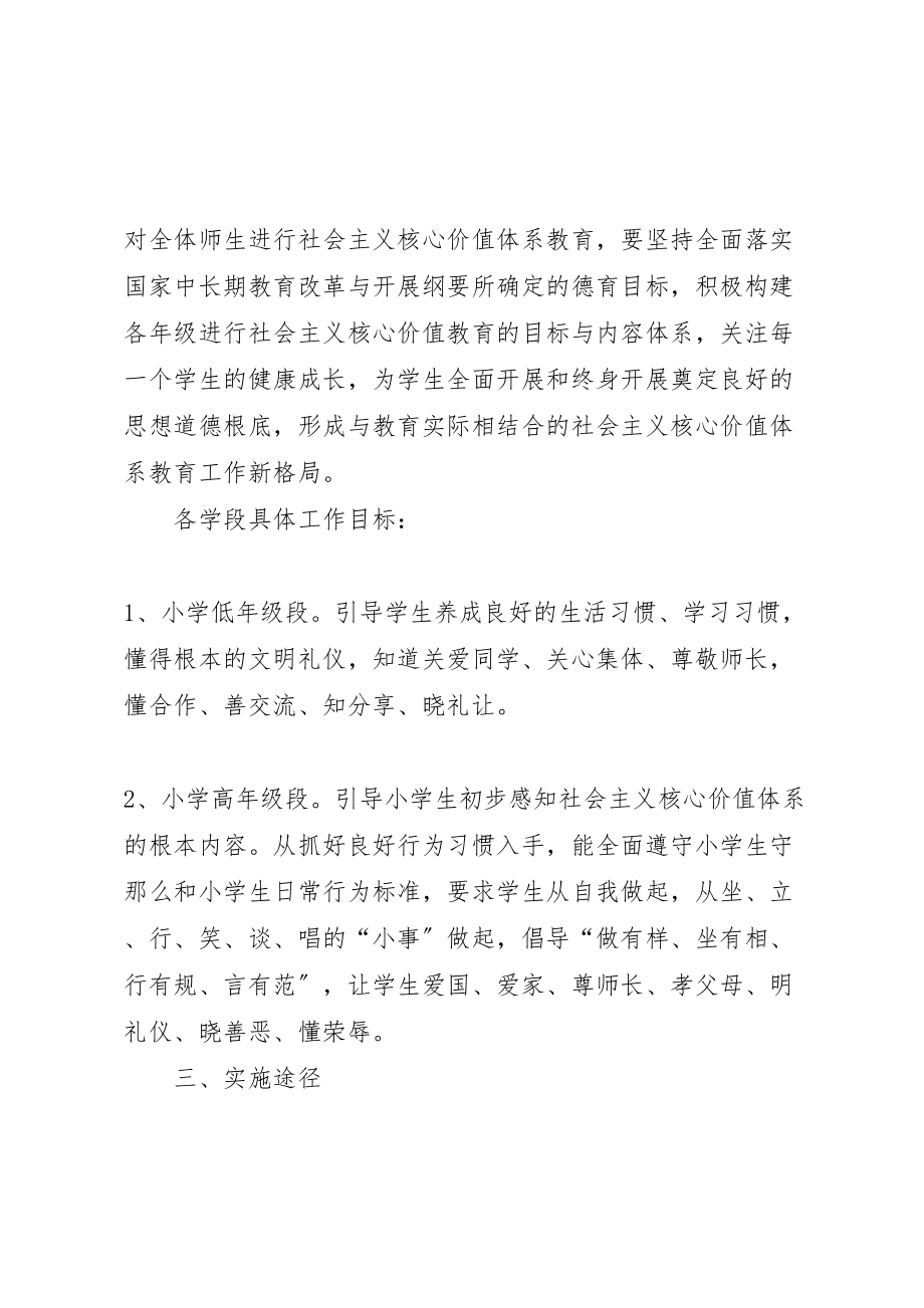 2023年践行社会主义核心价值观主题教育实施方案.doc_第2页